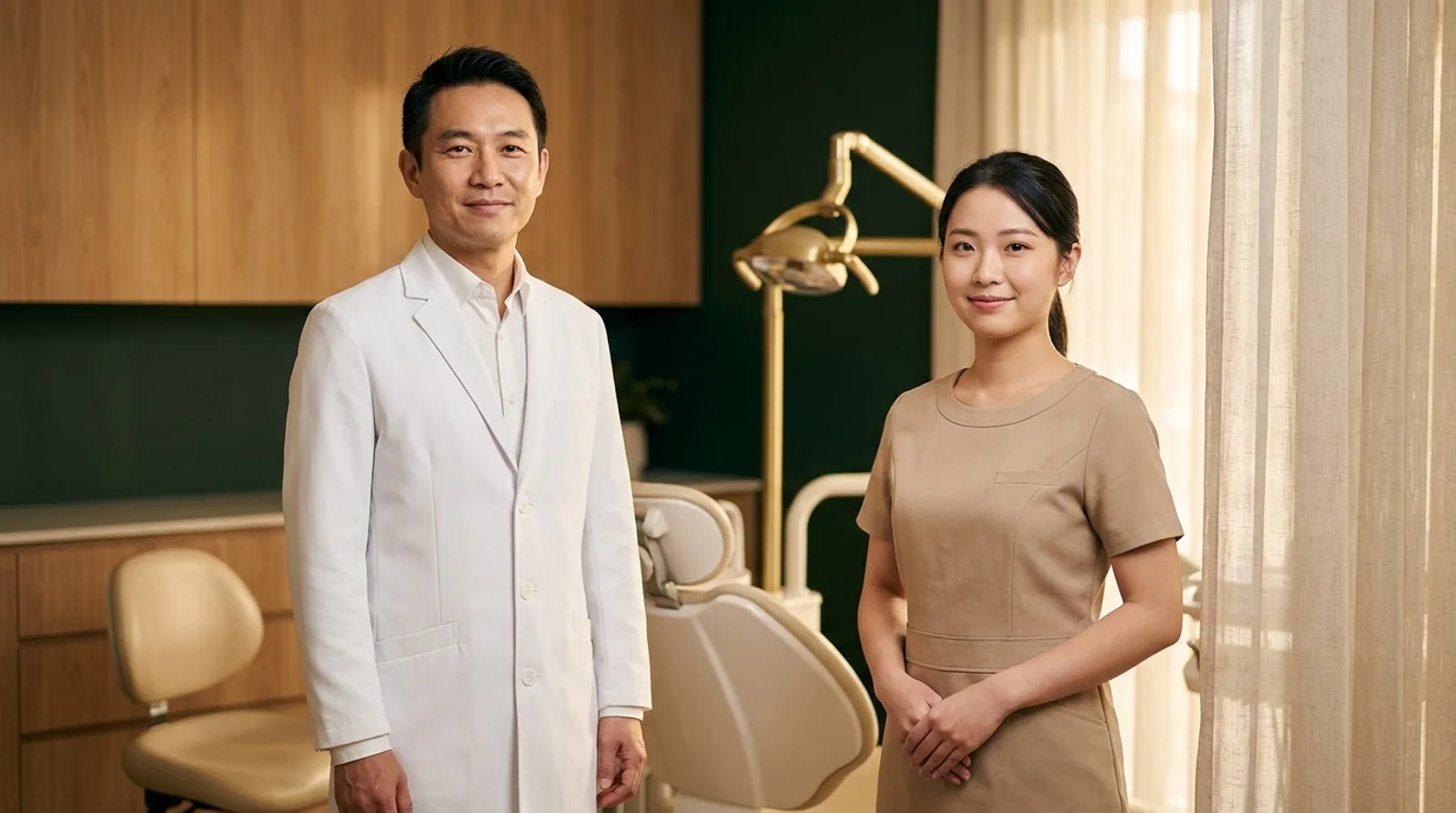 微笑樹牙醫診所團隊——醫師與診間助理